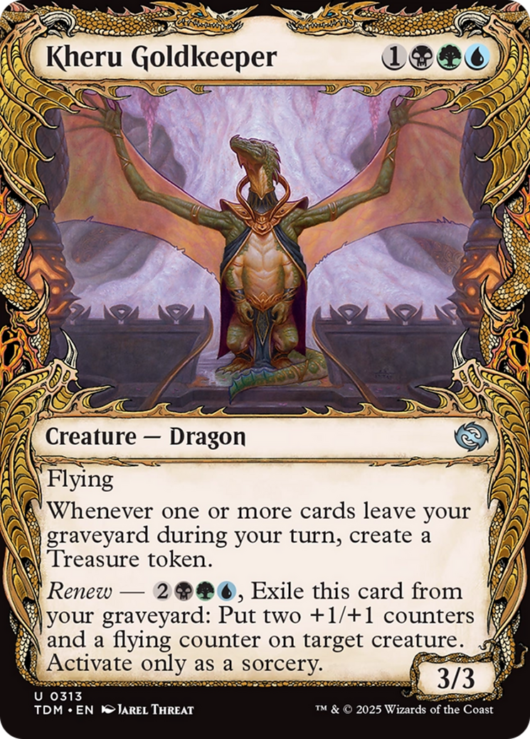 Kheru Goldkeeper (Showcase) (313) [Tarkir: Dragonstorm]