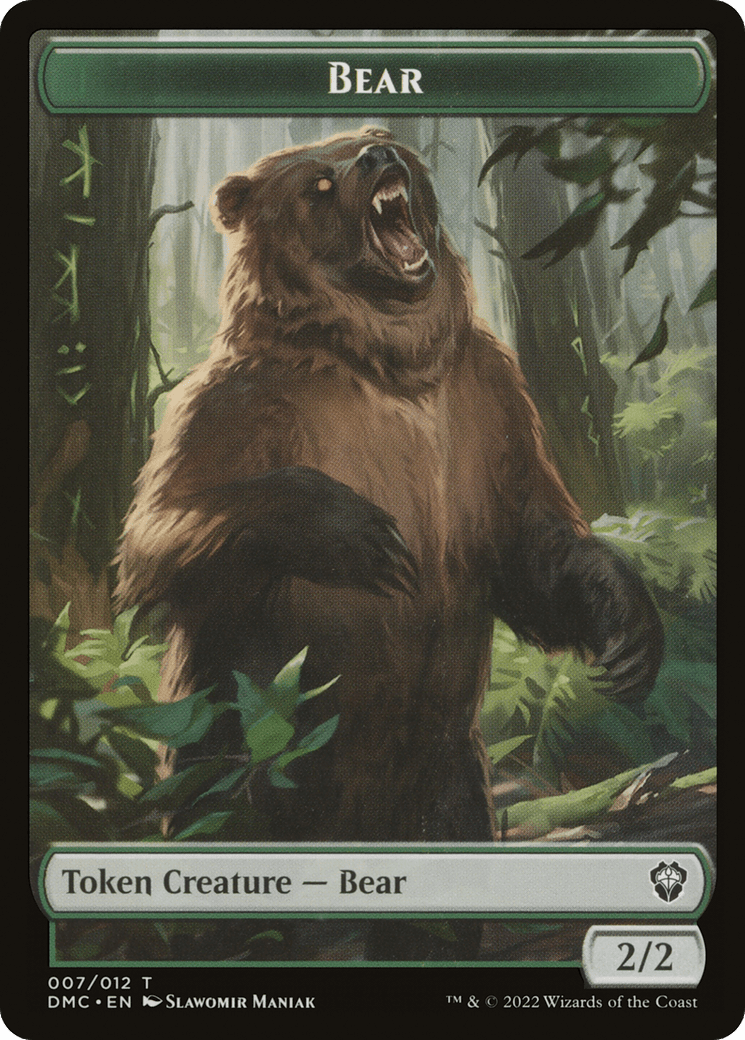 Bear (TDMC-007) - Dominaria United Commander Tokens Foil