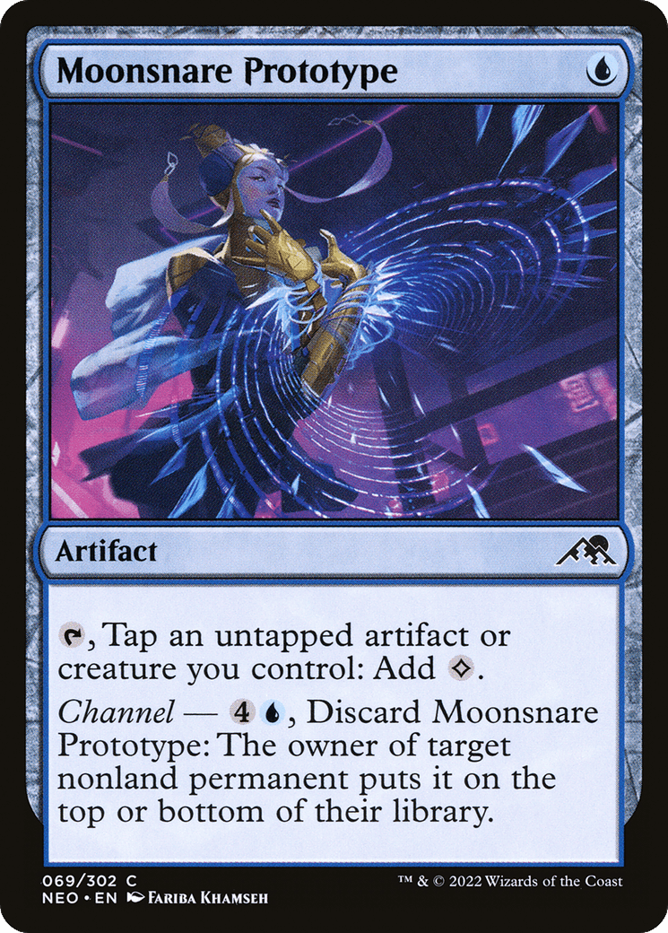 Moonsnare Prototype [Kamigawa: Neon Dynasty] Foil