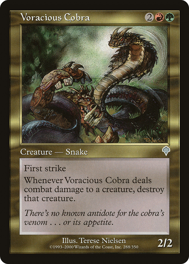 Voracious Cobra [Invasion] Foil