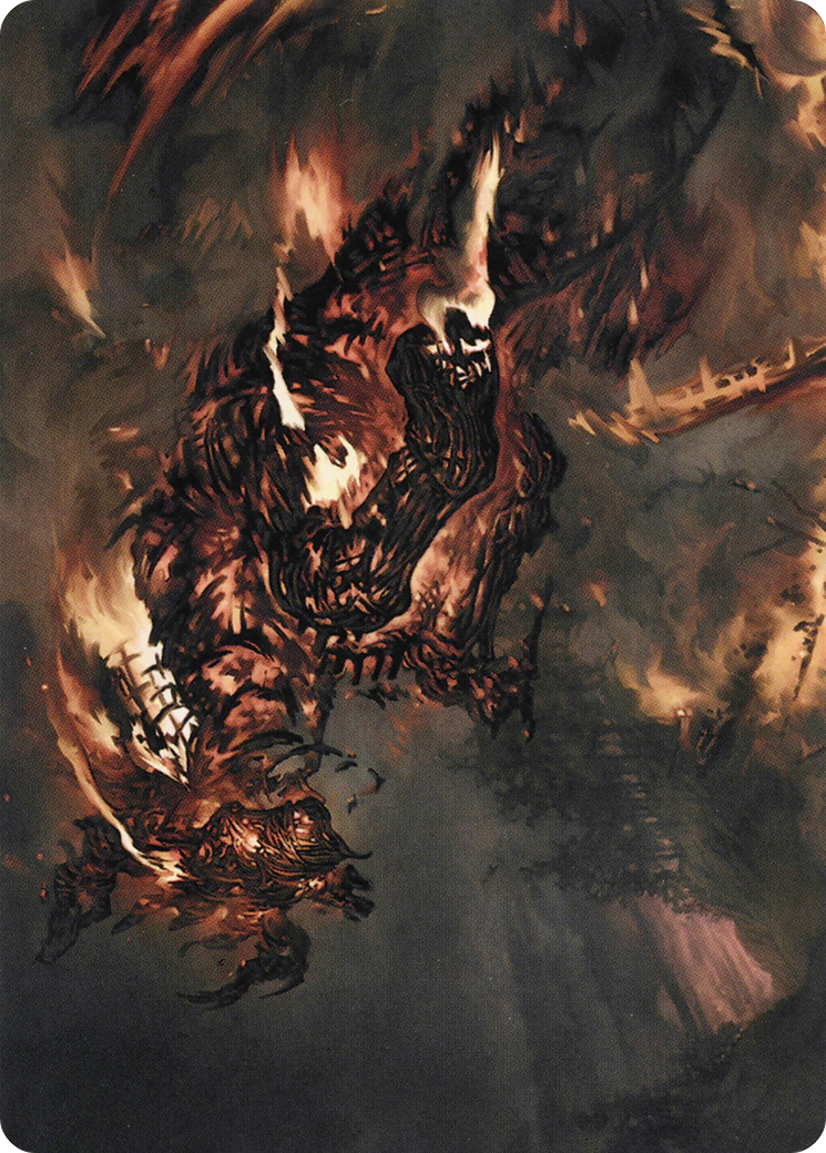 Pyre Spawn // Pyre Spawn (AVOW-048) - Crimson Vow Art Series (Borderless) Foil