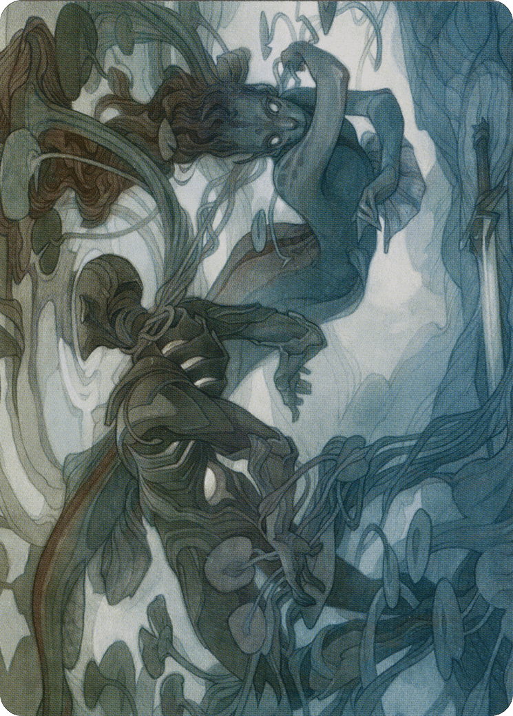 Emry, Lurker of the Loch // Emry, Lurker of the Loch (AMOM-069) - March of the Machine Art Series (Borderless) Foil