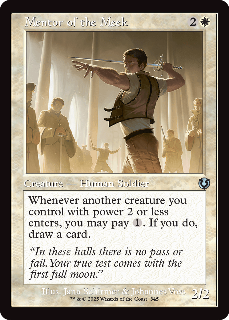 Mentor of the Meek (Retro Frame) (-345) [Innistrad Remastered]  Foil