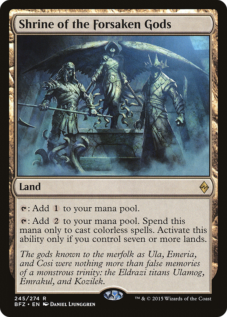 Shrine of the Forsaken Gods [Battle for Zendikar] Foil