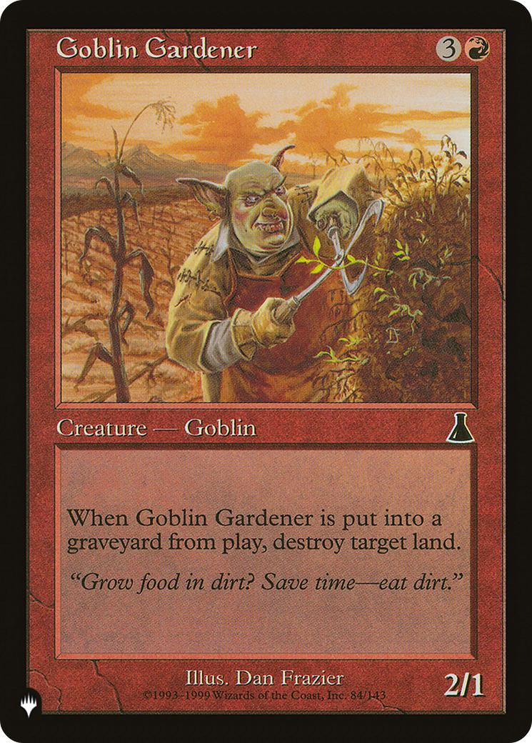 Goblin Gardener |  (UDS-84) [The List]