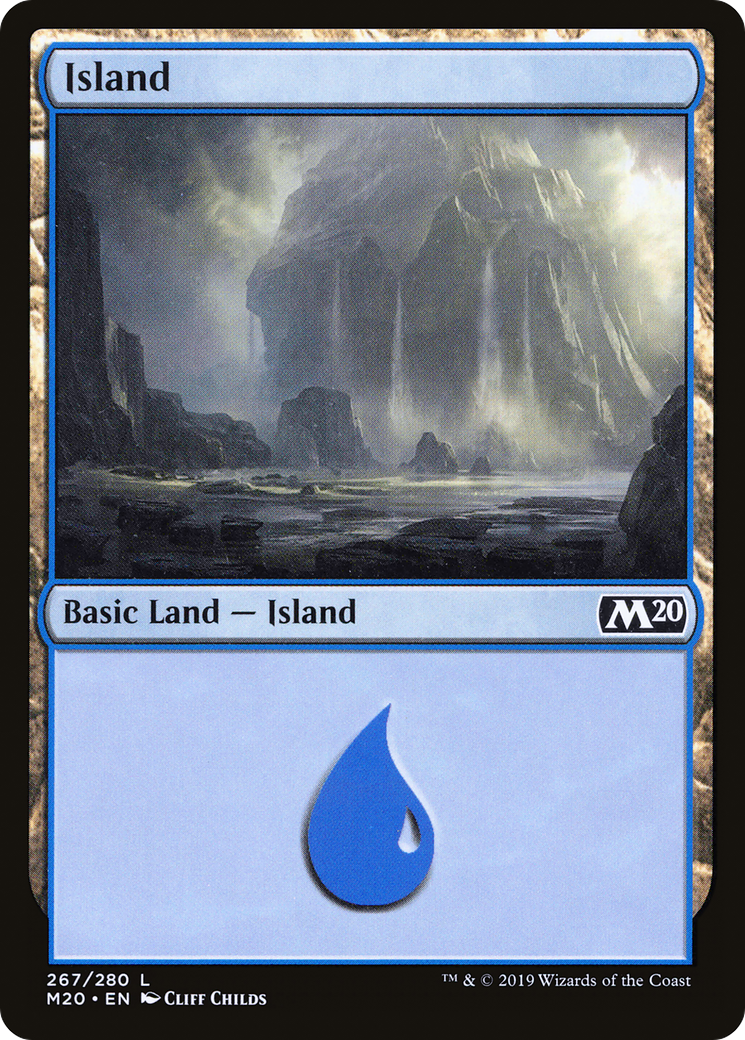 Island (267) [Core Set 2020] Foil