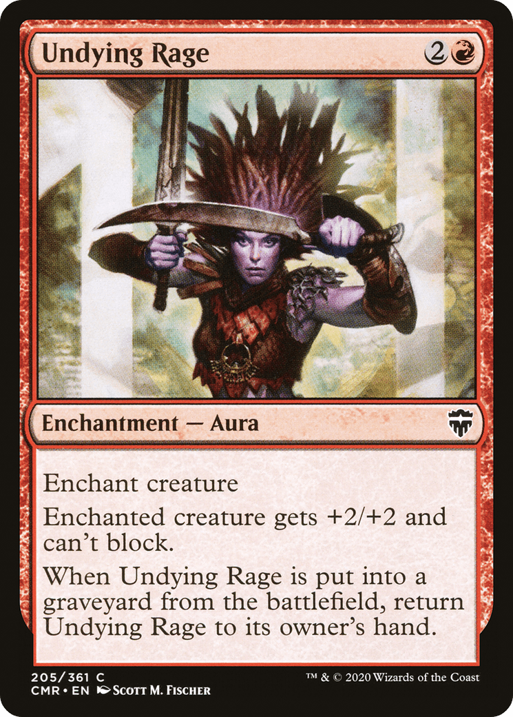Undying Rage [Commander Legends] Foil