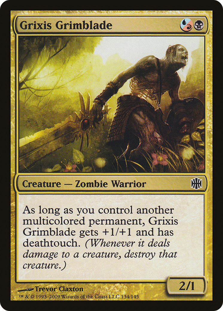 Grixis Grimblade [Alara Reborn] Foil