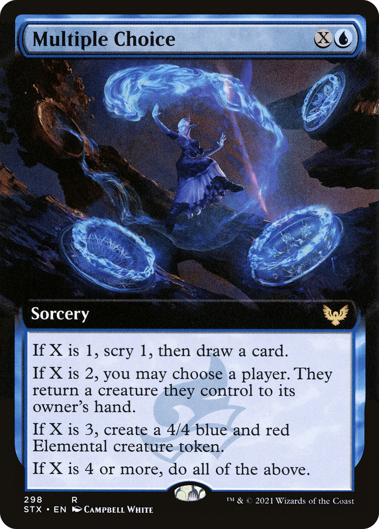 Multiple Choice (Extended Art) [Strixhaven: School of Mages] Foil