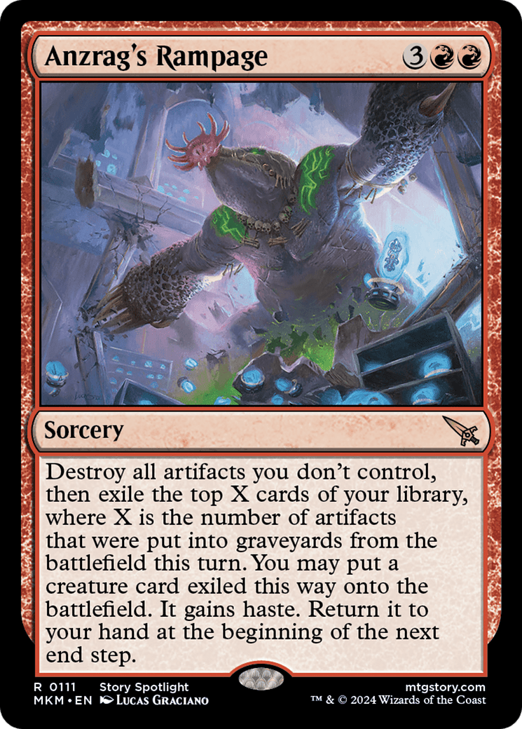 Anzrag's Rampage [Murders at Karlov Manor] Foil