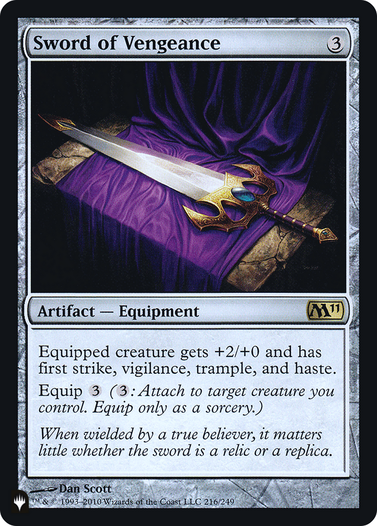 Sword of Vengeance |  (M11-216) [The List]