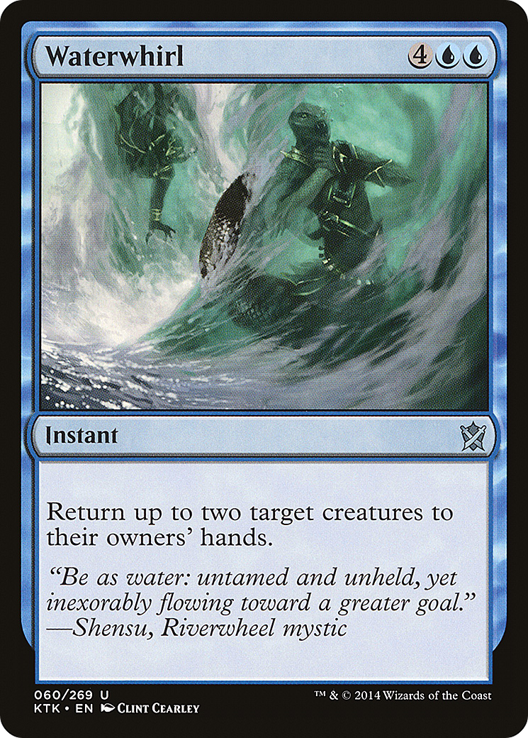 Waterwhirl [Khans of Tarkir] Foil
