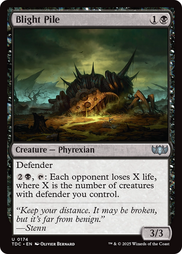 Blight Pile (174) [Commander: Tarkir: Dragonstorm]