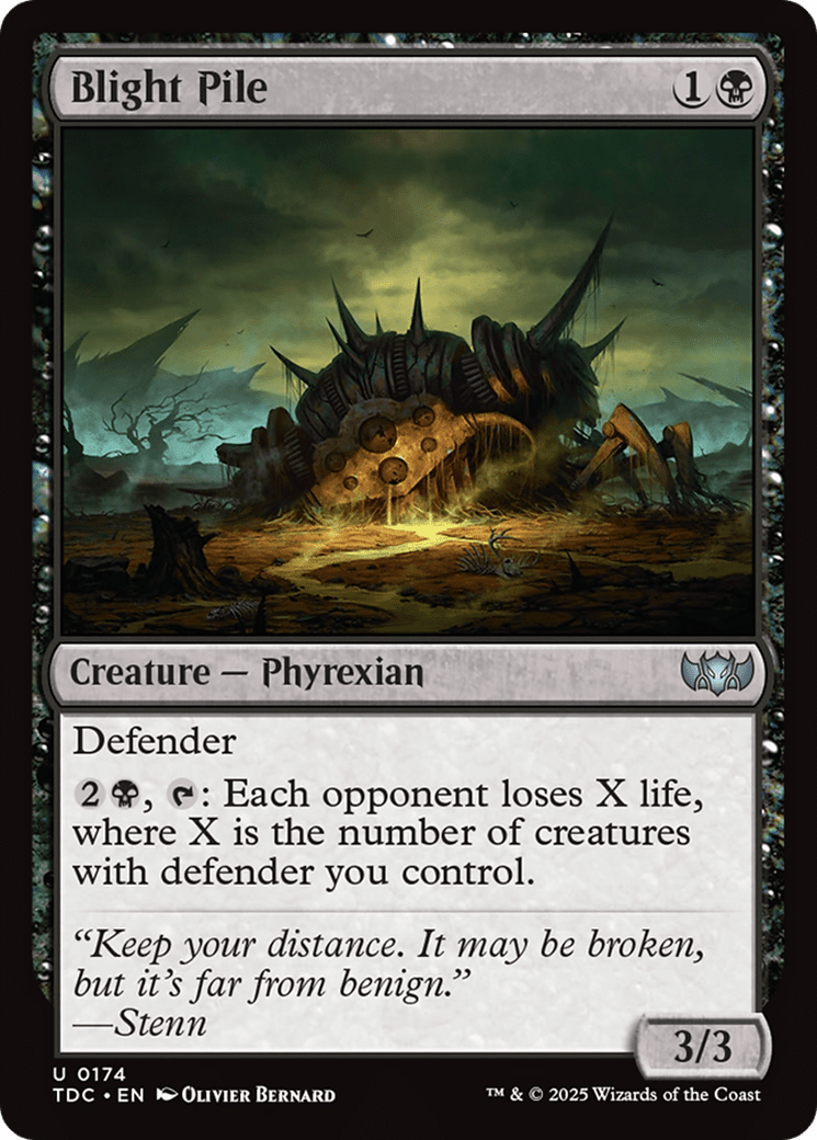 Blight Pile (174) [Commander: Tarkir: Dragonstorm]
