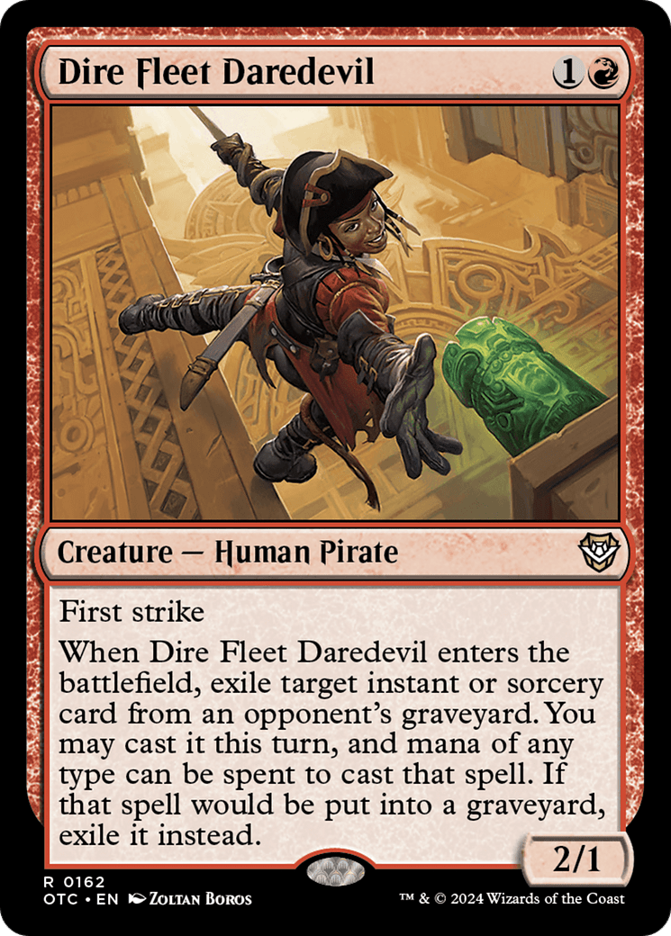 Dire Fleet Daredevil [Outlaws of Thunder Junction Commander]