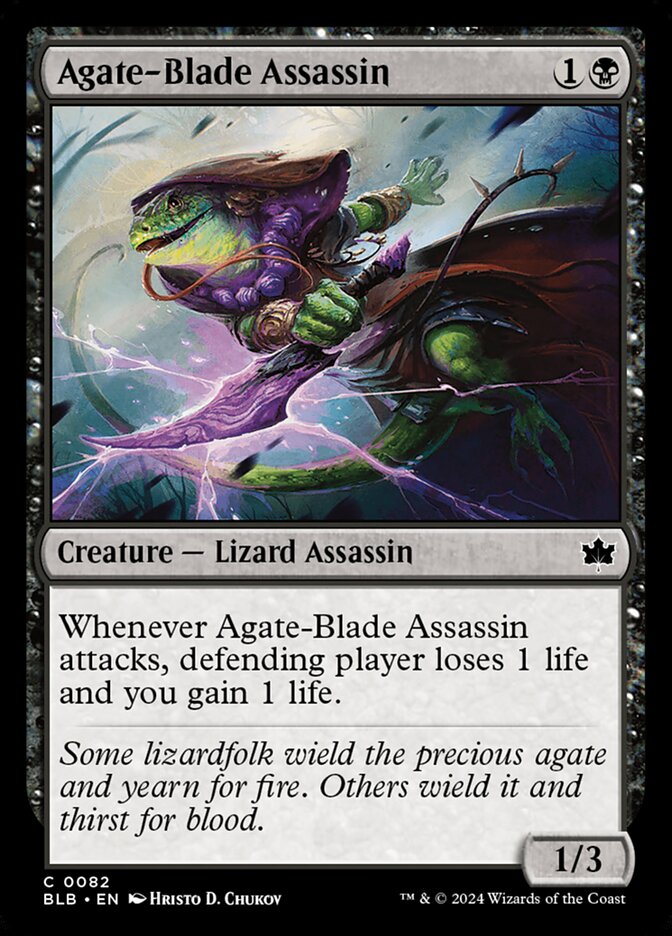 Agate-Blade Assassin 82 (Bloomburrow) 