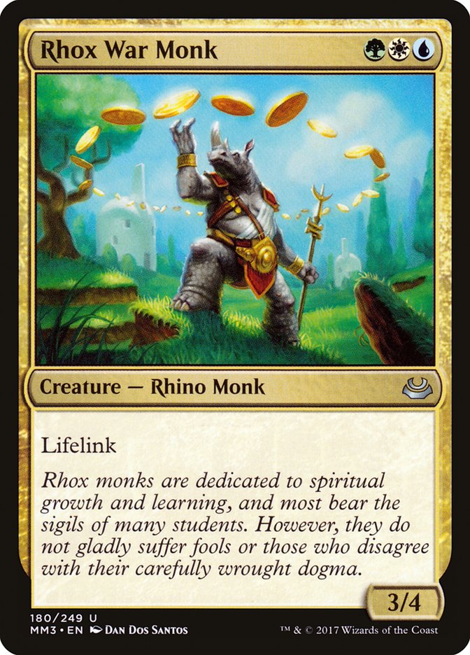 Rhox War Monk 180/249 (Modern Masters 2017)  - Foil