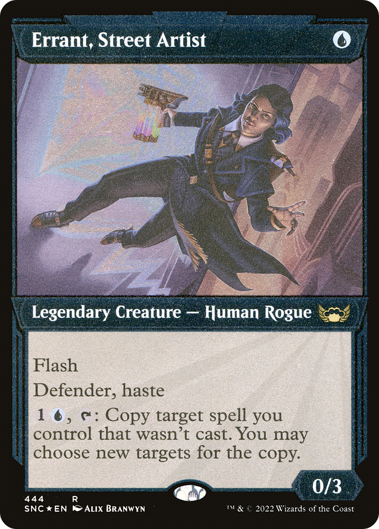 Errant, Street Artist (444) [Streets of New Capenna] : (Showcase) Foil