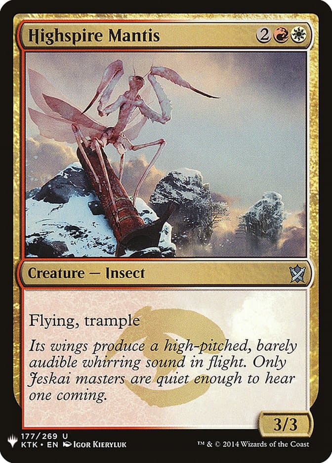 Highspire Mantis |  (KTK-177) [The List]