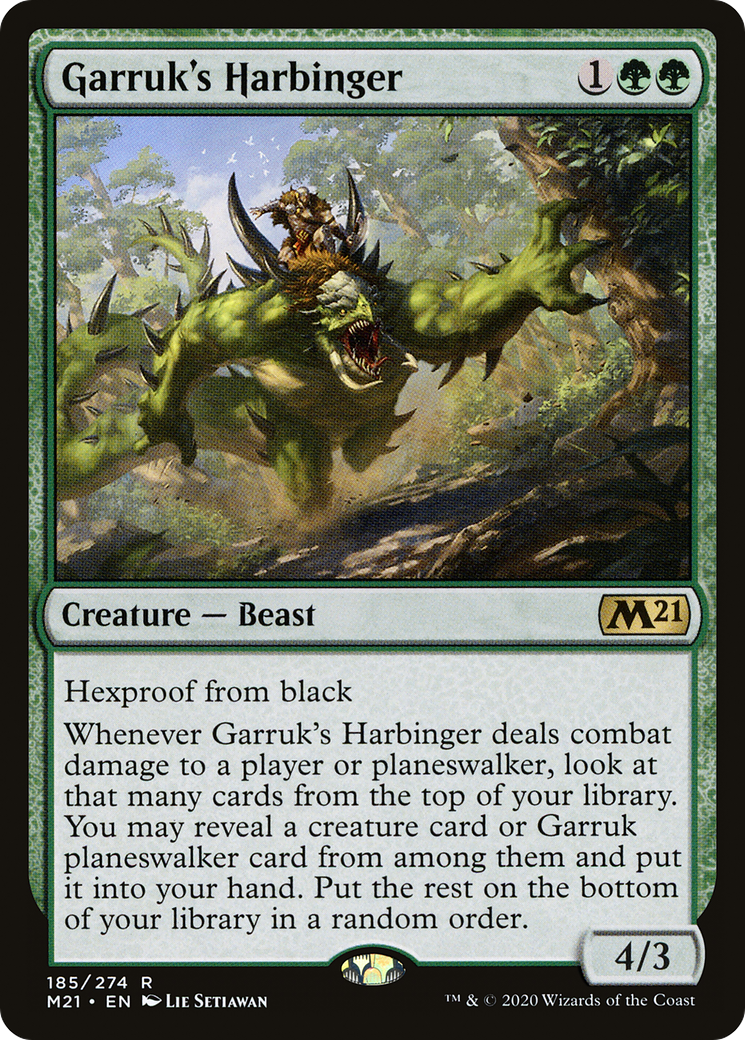 Garruk's Harbinger [Core Set 2021] Foil