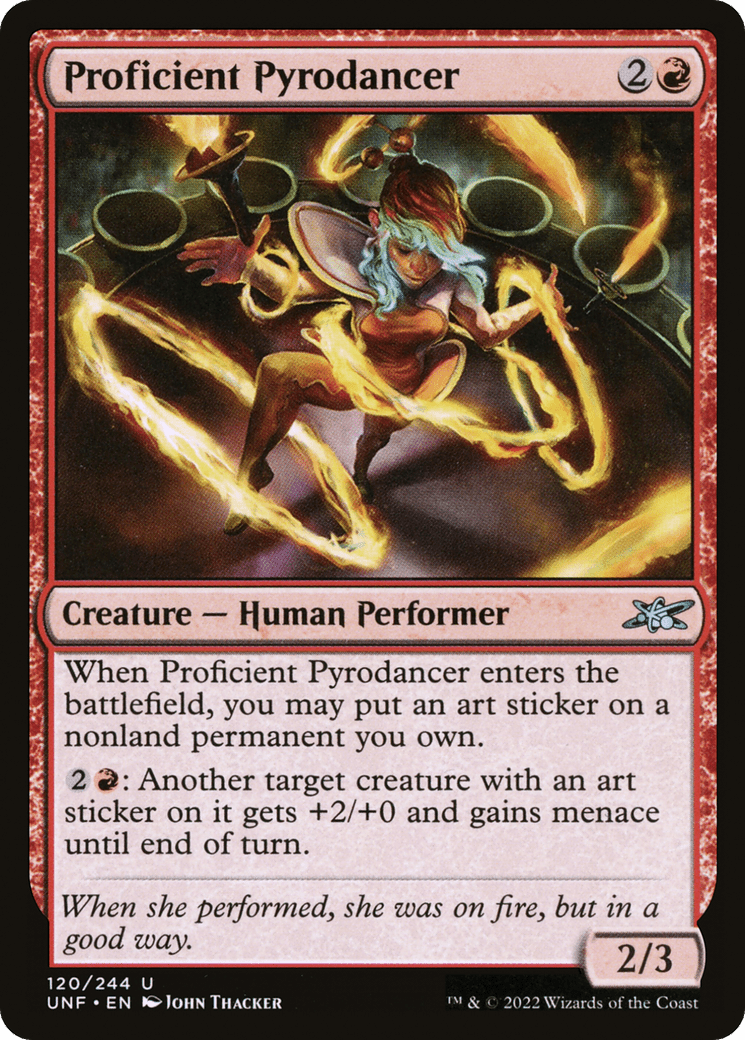 Proficient Pyrodancer [Unfinity] Foil