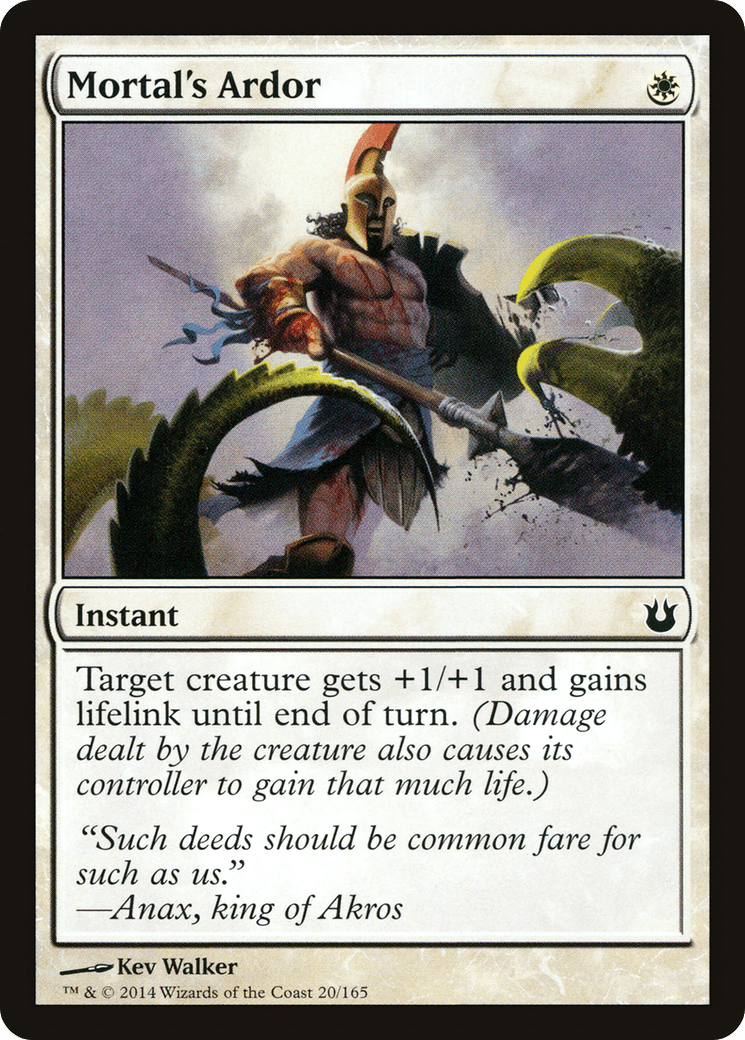 Mortal's Ardor [Born of the Gods] Foil