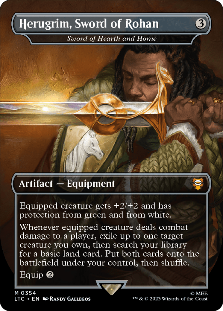 Sword of Hearth and Home - Herugrim, Sword of Rohan [The Lord of the Rings: Tales of Middle-Earth Commander]