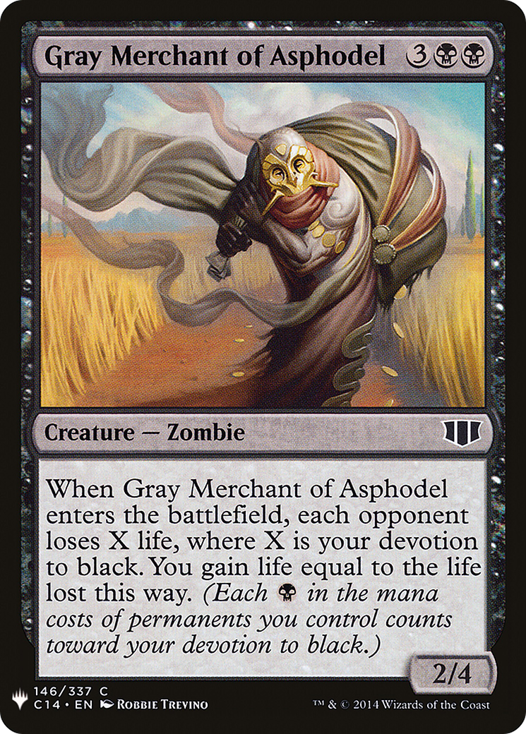 Gray Merchant of Asphodel |  (C14-146) [The List]