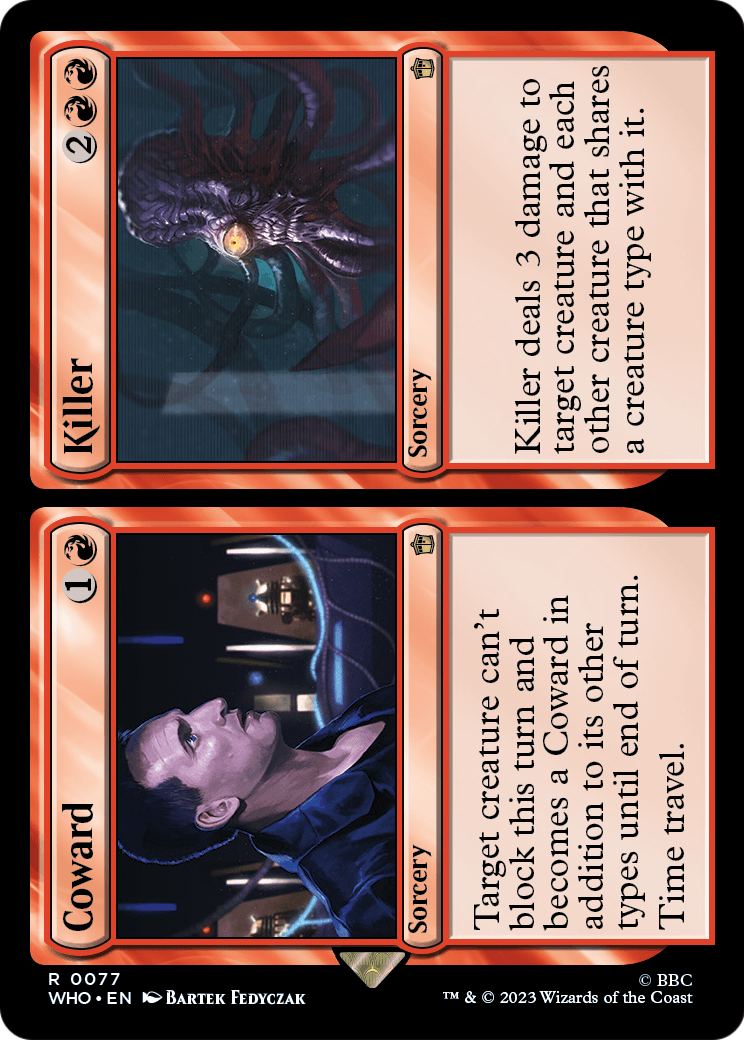 Coward // Killer [Doctor Who] Foil