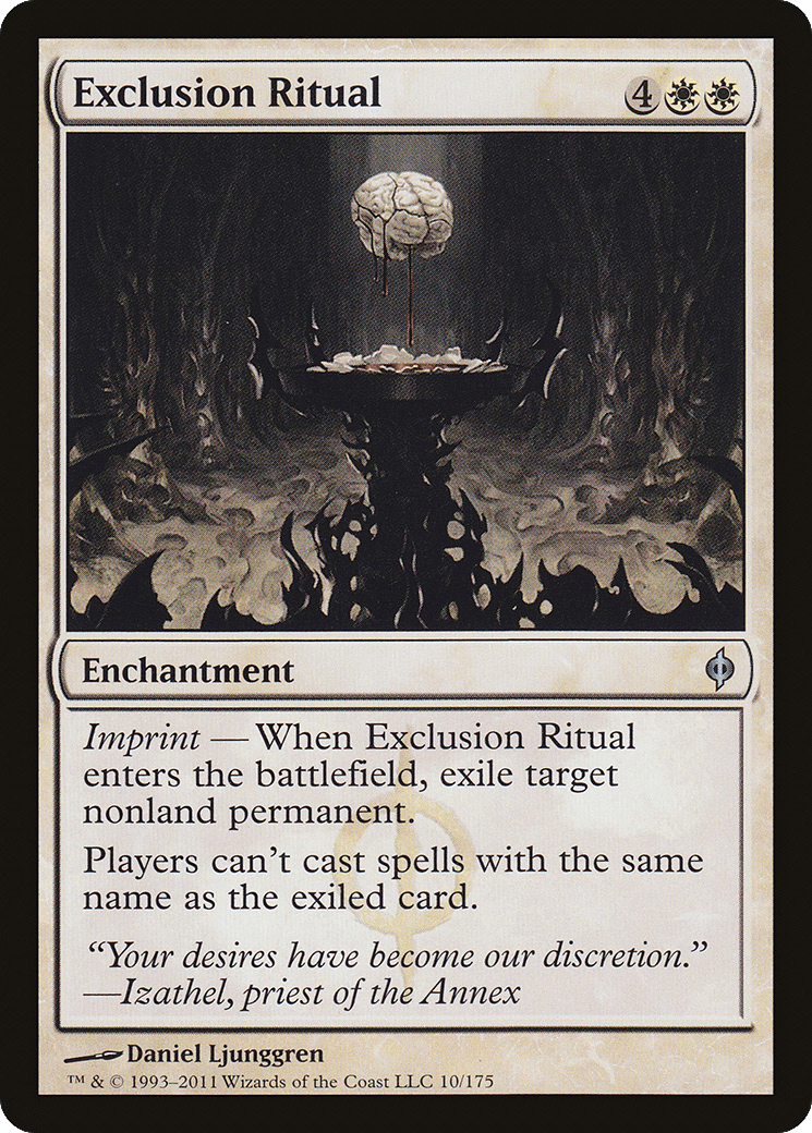 Exclusion Ritual [New Phyrexia] Foil