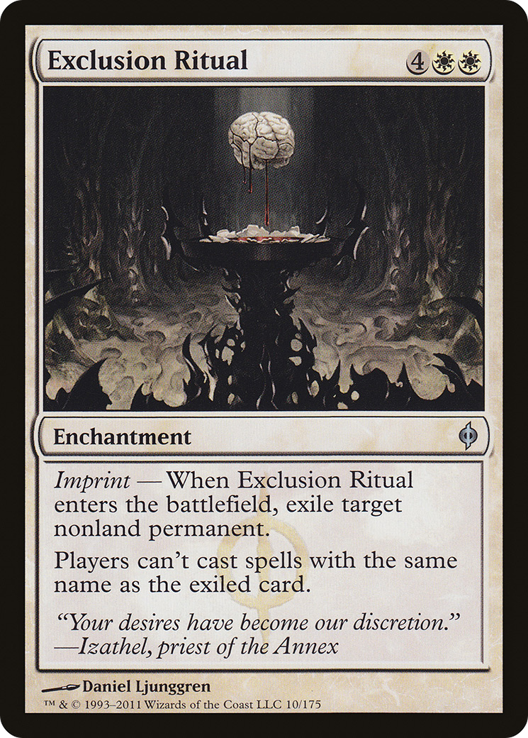 Exclusion Ritual [New Phyrexia] Foil