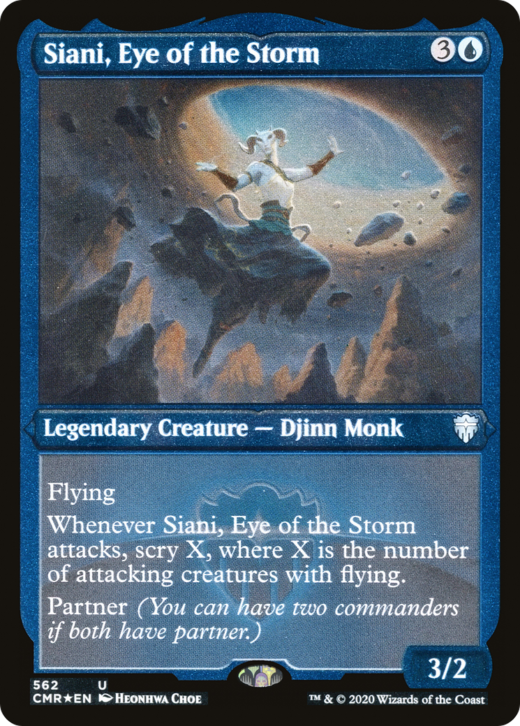 Siani, Eye of the Storm (562) [Commander Legends]  Foil