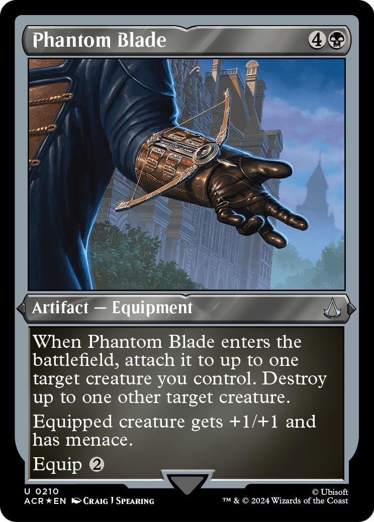 Phantom Blade (ACR-210) - Assassin's Creed Etched Foil