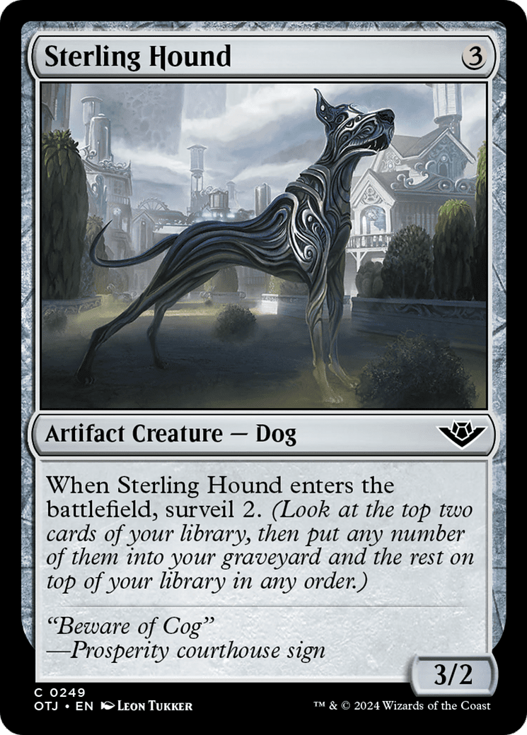 Sterling Hound [Outlaws of Thunder Junction] Foil