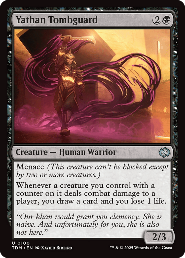 Yathan Tombguard (100) [Tarkir: Dragonstorm]  Foil