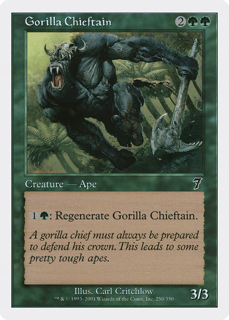Gorilla Chieftain (7ED-250) - Seventh Edition