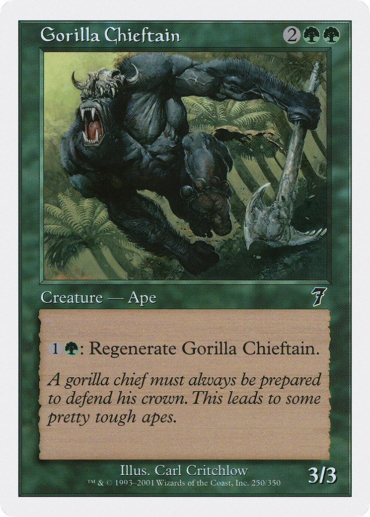 Gorilla Chieftain [Seventh Edition] Foil