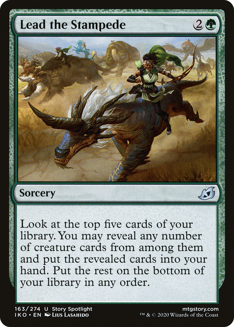 Lead the Stampede [Ikoria: Lair of Behemoths] Foil