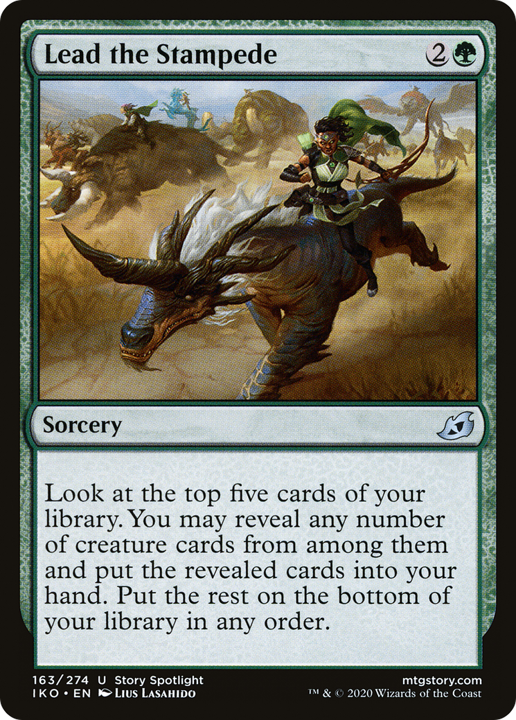 Lead the Stampede [Ikoria: Lair of Behemoths] Foil
