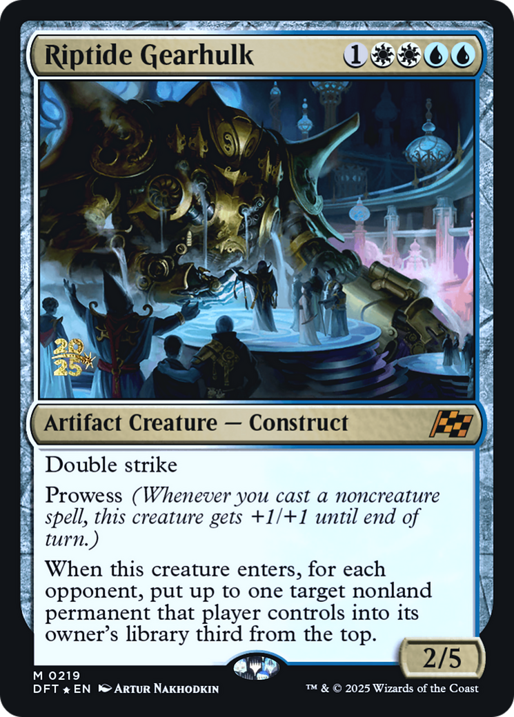 Riptide Gearhulk (-219) [Prerelease Cards]  Foil