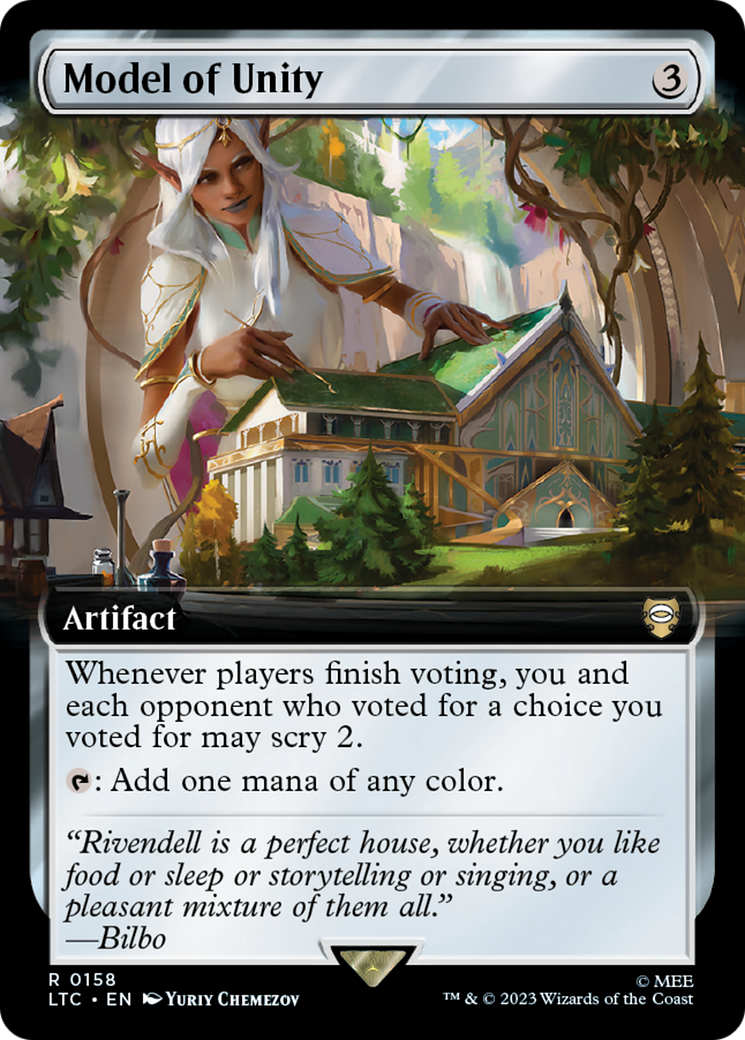 Model of Unity (158) [Tales of Middle-earth Commander] : (Extended Art) Foil