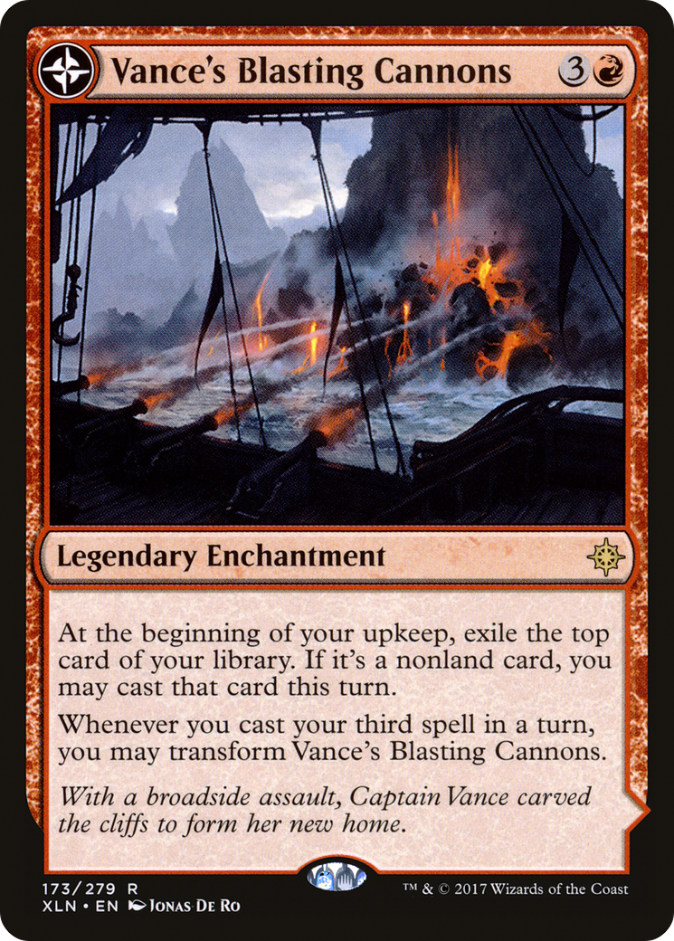 Vance's Blasting Cannons // Spitfire Bastion [Ixalan] Foil