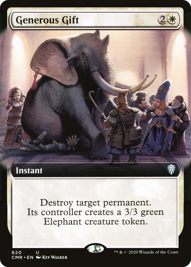 Generous Gift (Extended Art) [Commander Legends] Foil