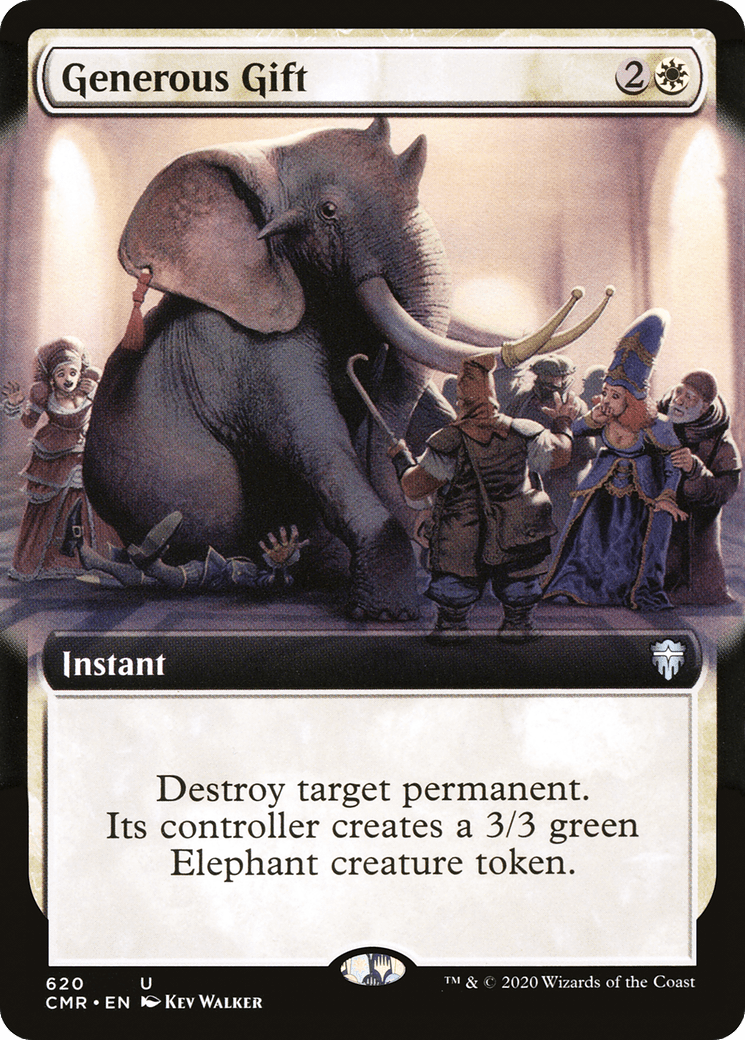 Generous Gift (Extended Art) [Commander Legends] Foil