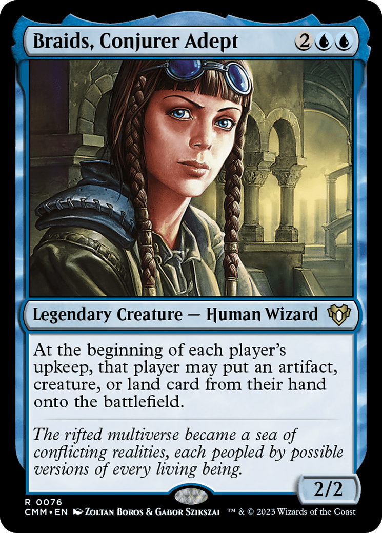 Braids, Conjurer Adept [Commander Masters] Foil