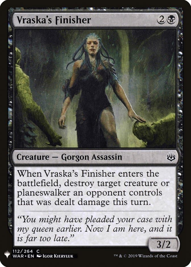 Vraska's Finisher |  (WAR-112) [The List]