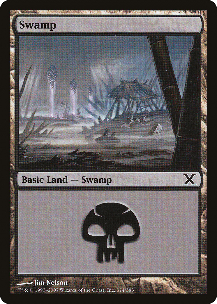 Swamp (374) [Tenth Edition] Foil