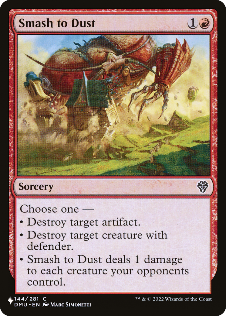 Smash to Dust |  (DMU-144) [The List]