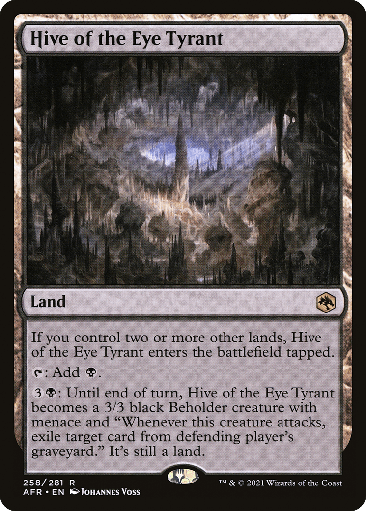 Hive of the Eye Tyrant [Dungeons & Dragons: Adventures in the Forgotten Realms] Foil