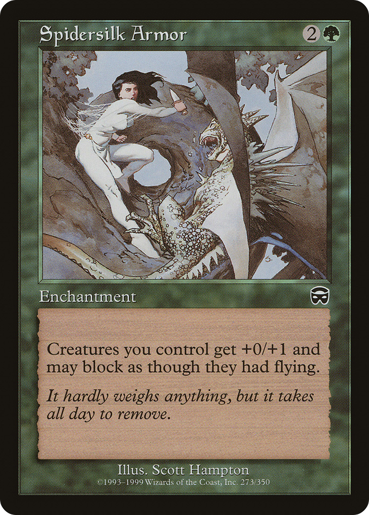 Spidersilk Armor [Mercadian Masques] Foil